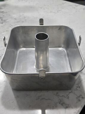 Worthmore Vintage Aluminum Square Angel Food Cake Pan 2pcs